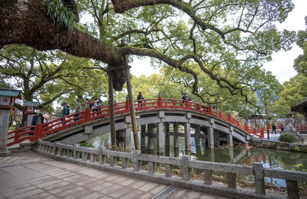 太宰府天滿宮的太鼓橋